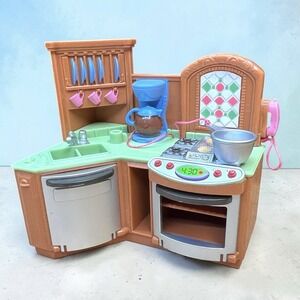 Fisher Price Loving Family Dollhouse Kitchen Oven Sink Phone Dishwasher W/ Sound